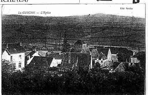 Ville de GUICHE(LA) Carte postale ancienne