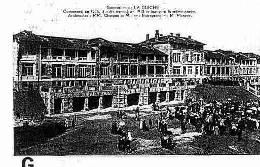 Ville de GUICHE(LA) Carte postale ancienne