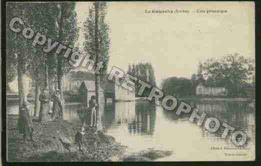 Ville de GUIERCHE(LA) Carte postale ancienne