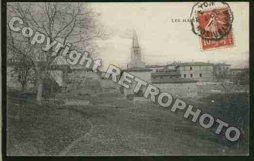 Ville de HALLES(LES) Carte postale ancienne