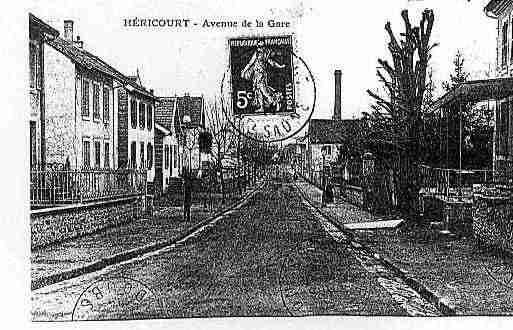 Ville de HERICOURT Carte postale ancienne