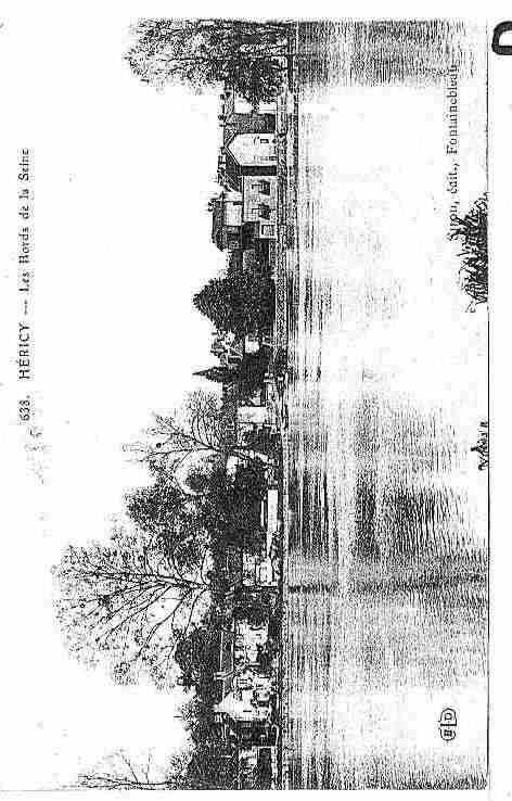 Ville de HERICY Carte postale ancienne