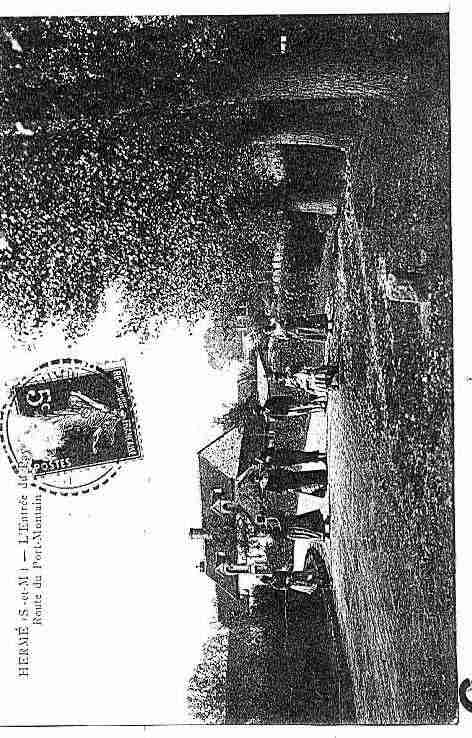 Ville de HERME Carte postale ancienne Ville de HERME Carte postale ancienne
