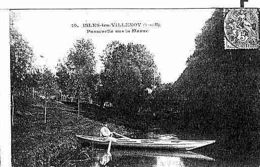 Ville de ISLESLESVILLENOY Carte postale ancienne