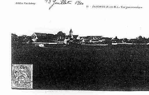 Ville de JAIGNES Carte postale ancienne