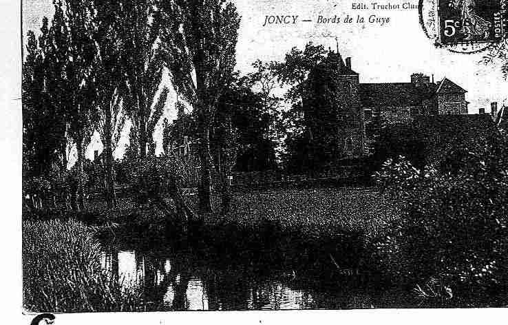 Ville de JONCY Carte postale ancienne