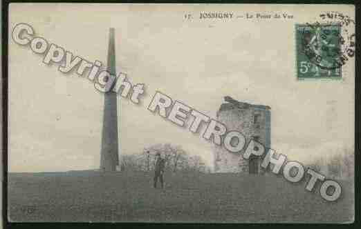 Ville de JOSSIGNY Carte postale ancienne