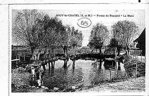 Ville de JOUYLECHATEL Carte postale ancienne