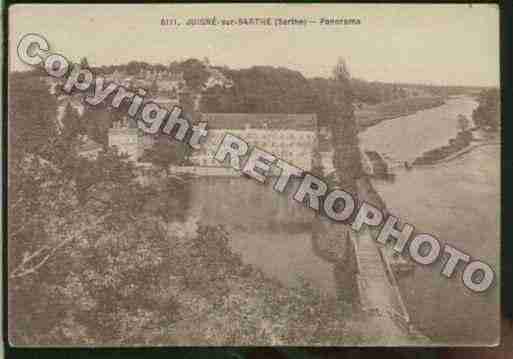 Ville de JUIGNESURSARTHE Carte postale ancienne