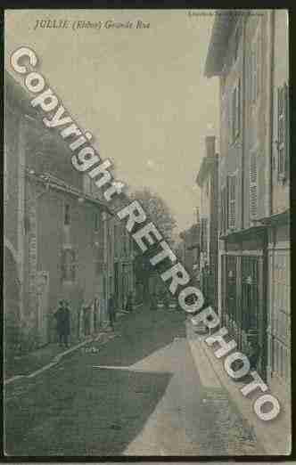 Ville de JULLIE Carte postale ancienne