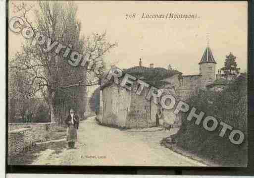 Ville de LACENAS Carte postale ancienne