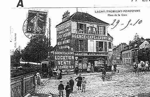 Ville de LAGNYSURMARNE Carte postale ancienne