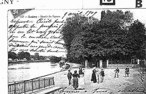 Ville de LAGNYSURMARNE Carte postale ancienne