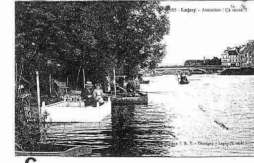 Ville de LAGNYSURMARNE Carte postale ancienne