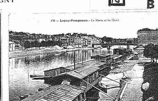 Ville de LAGNYSURMARNE Carte postale ancienne Ville de LAGNYSURMARNE Carte postale ancienne