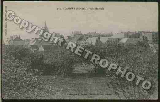 Ville de LAMNAY Carte postale ancienne