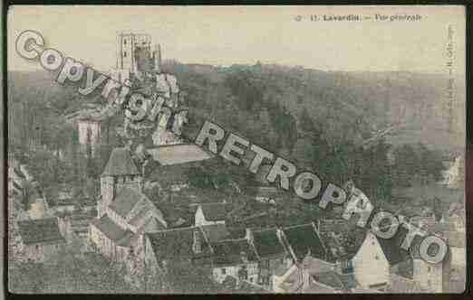 Ville de LAVARDIN Carte postale ancienne