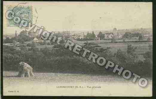 Ville de LAVONCOURT Carte postale ancienne