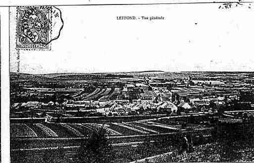 Ville de LEFFOND Carte postale ancienne