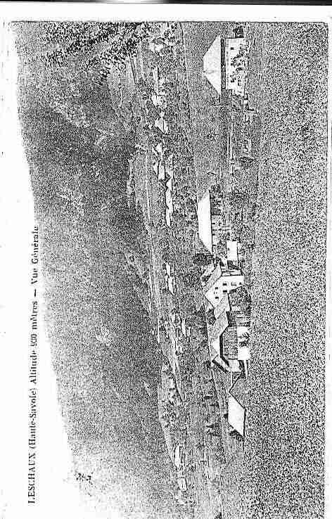 Ville de LESCHAUX Carte postale ancienne