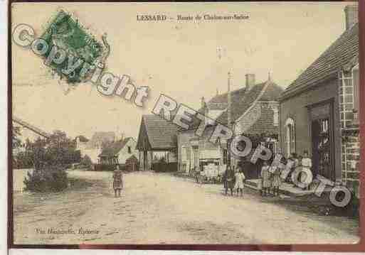 Ville de LESSARDENBRESSE Carte postale ancienne