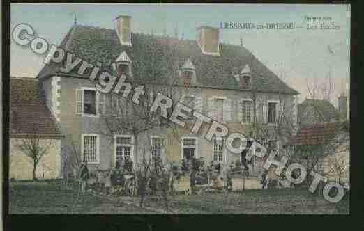 Ville de LESSARDENBRESSE Carte postale ancienne