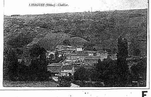 Ville de LIERGUES Carte postale ancienne