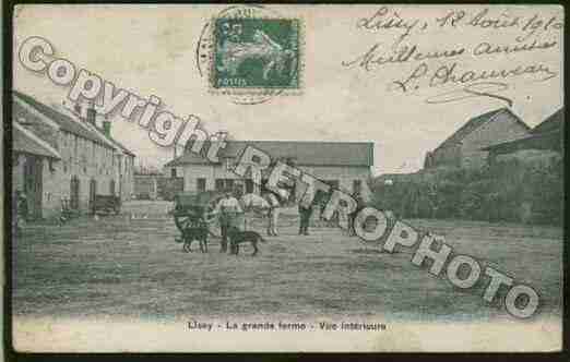 Ville de LISSY Carte postale ancienne