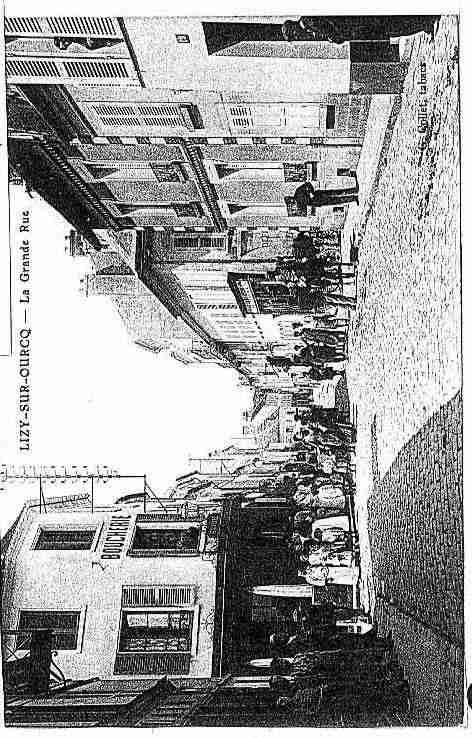 Ville de LIZYSUROURCQ Carte postale ancienne