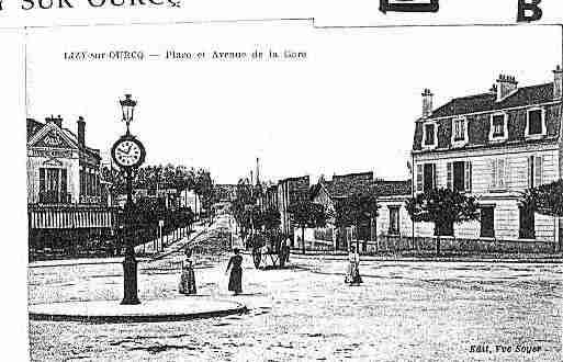 Ville de LIZYSUROURCQ Carte postale ancienne