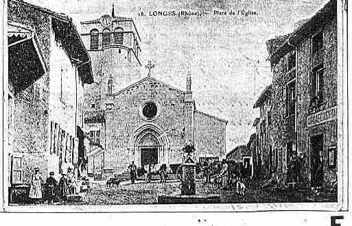 Ville de LONGES Carte postale ancienne