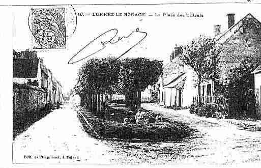 Ville de LORREZLEBOCAGEPREAUX Carte postale ancienne