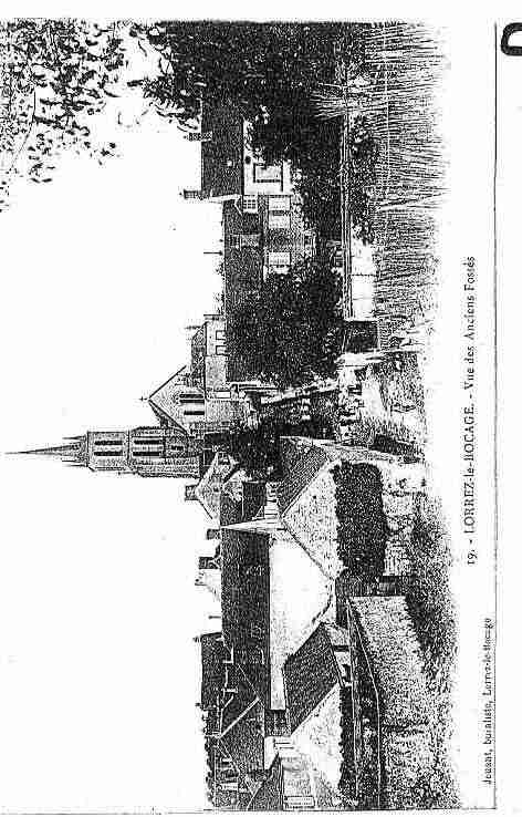 Ville de LORREZLEBOCAGEPREAUX Carte postale ancienne