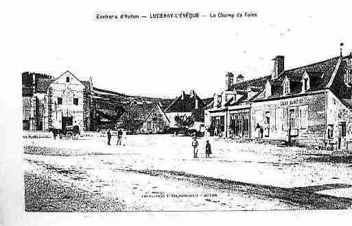 Ville de LUCENAYL\'EVEQUE Carte postale ancienne