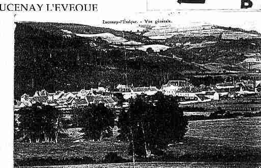 Ville de LUCENAYL\'EVEQUE Carte postale ancienne