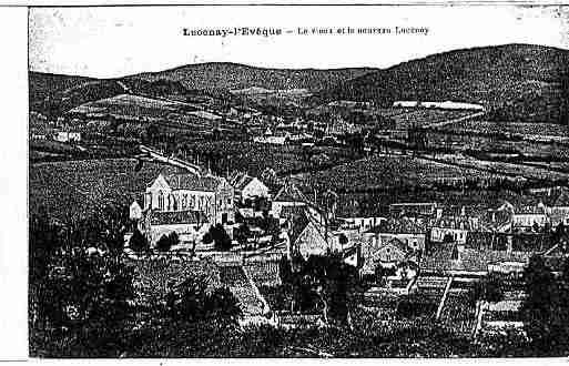 Ville de LUCENAYL\'EVEQUE Carte postale ancienne