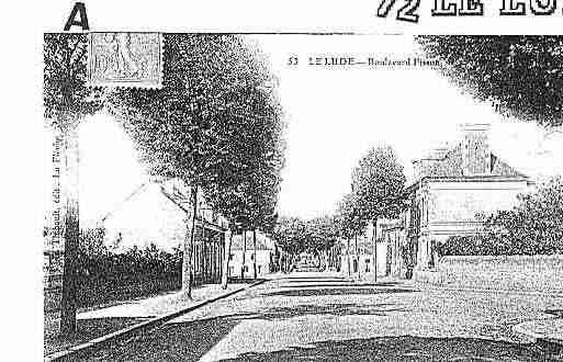 Ville de LUDE Carte postale ancienne