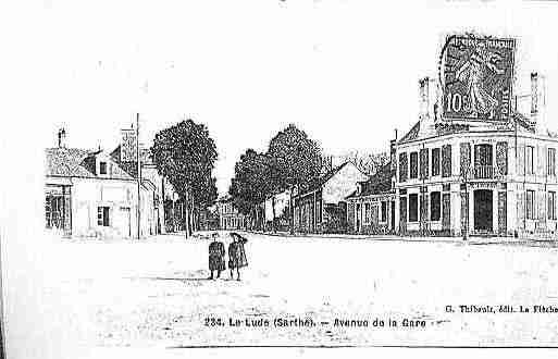 Ville de LUDE Carte postale ancienne