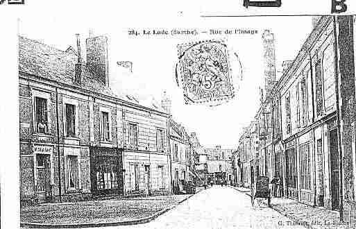 Ville de LUDE Carte postale ancienne