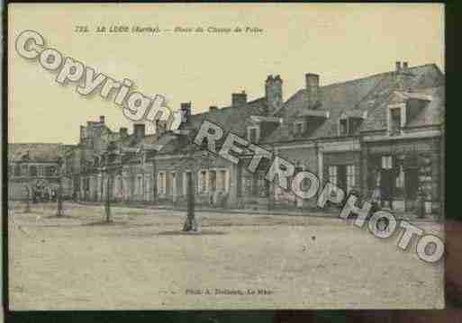 Ville de LUDE Carte postale ancienne