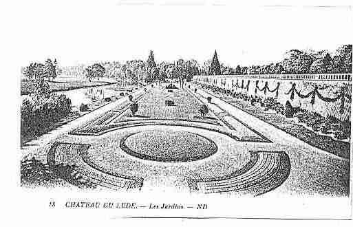 Ville de LUDE Carte postale ancienne