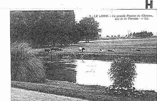 Ville de LUDE Carte postale ancienne