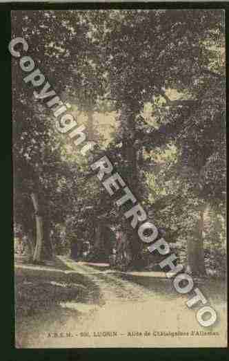 Ville de LUGRIN Carte postale ancienne