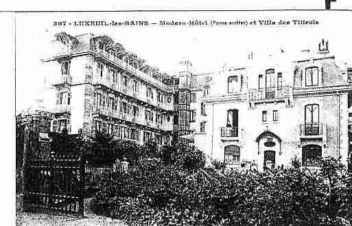 Ville de LUXEUILLESBAINS Carte postale ancienne