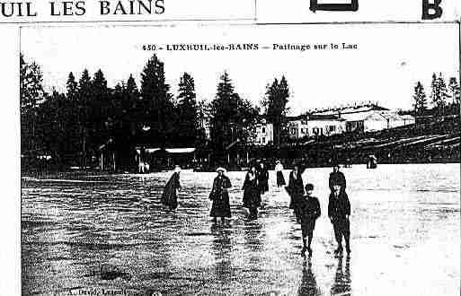 Ville de LUXEUILLESBAINS Carte postale ancienne