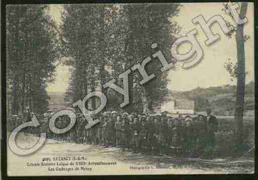 Ville de LUZANCY Carte postale ancienne