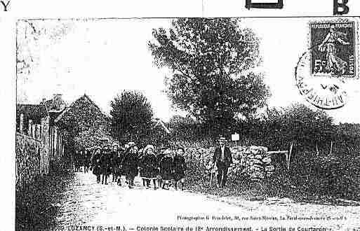 Ville de LUZANCY Carte postale ancienne