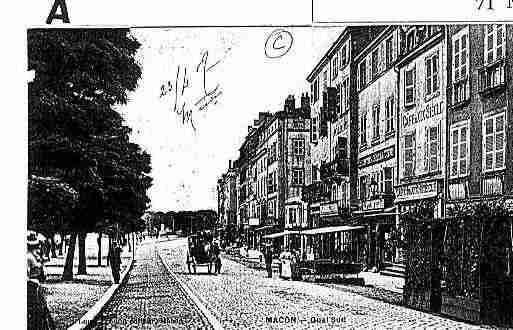 Ville de MACON Carte postale ancienne