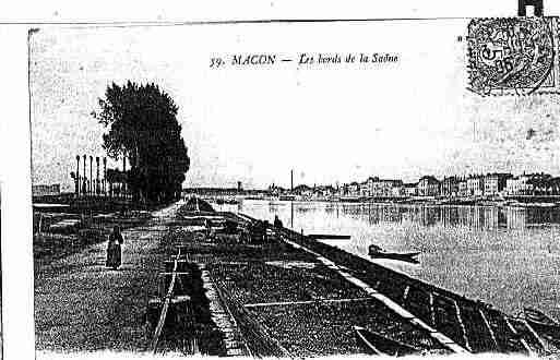 Ville de MACON Carte postale ancienne