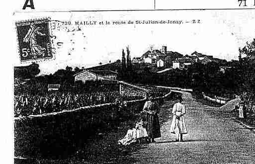 Ville de MAILLY Carte postale ancienne